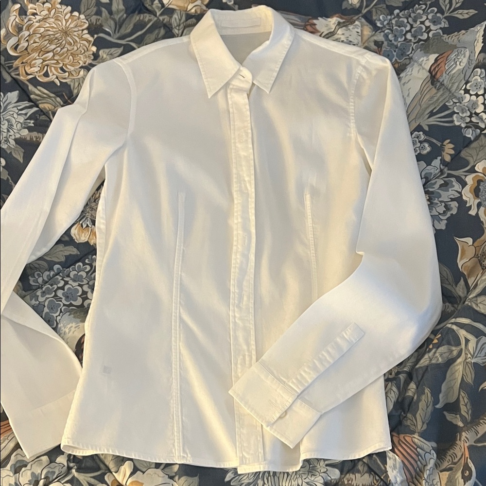 Elegant White Button-Up Shirt from Hugo Boss